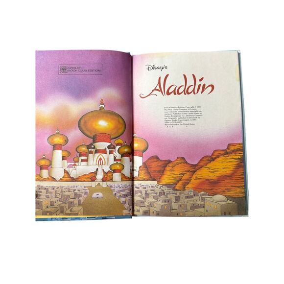 Disney's Aladdin World of Reading Hardcover Book Vintage - Picture 4 of 9